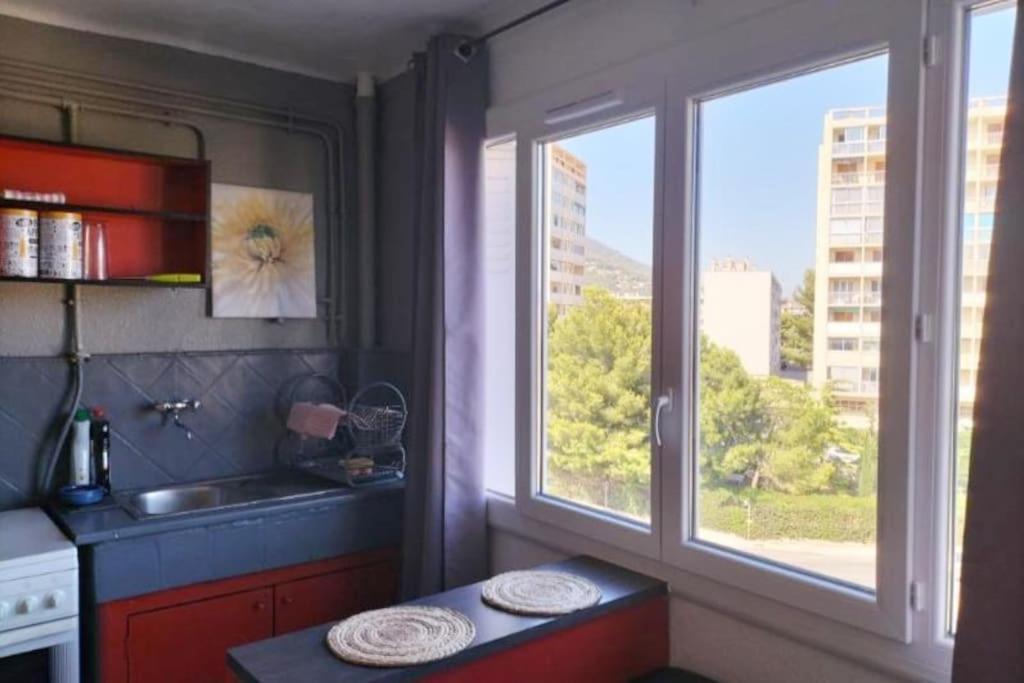 Toulon Est La Valette Studio 35M2 Dominant Parking Proche Merアパートメント エクステリア 写真